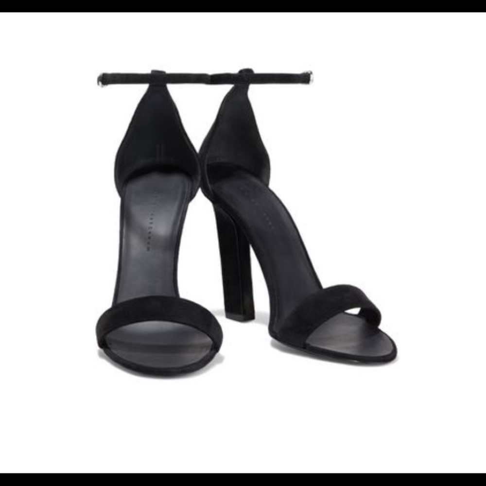 Victoria Beckham Suede Ankle Strap Sandal
